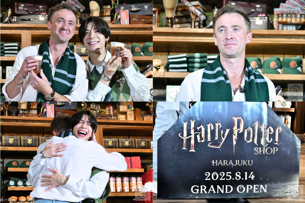 原宿にハリポタ魔法空間が誕生－トム・フェルトンと松島聡（timelesz