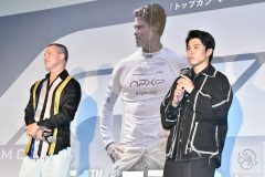 ブラッド・ピット＆中尾明慶、『F1®︎／エフワン』舞台挨拶にて © cula