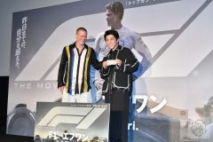 ブラッド・ピット＆中尾明慶、『F1®︎／エフワン』舞台挨拶にて © cula