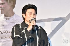 中尾明慶、『F1®︎／エフワン』舞台挨拶にて © cula