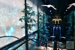 幻想的なエスカレーター、「ハリー・ポッター ショップ 原宿」にて©cula 幻想的なエスカレーター、「ハリー・ポッター ショップ 原宿」にて©cula